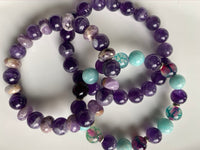 
              10mm Amethyst Gemstone Bracelet
            