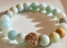 Load image into Gallery viewer, 10mm Amazonite Gemstone Bracelet