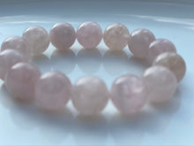 Load image into Gallery viewer, 14mm Rose Quartz Gemstone Bracelet