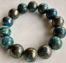 Load image into Gallery viewer, 14mm Pyrite Bracelet