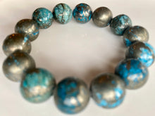 Load image into Gallery viewer, 14mm Pyrite Bracelet