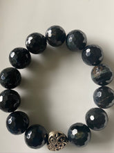 Load image into Gallery viewer, 14mm Blue Tiger&#39;s Eye Gemstone Bracelet