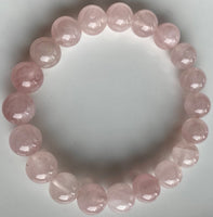 
              10mm Rose Quartz Bracelet
            
