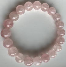 Load image into Gallery viewer, 10mm Rose Quartz Bracelet