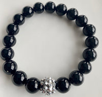 
              10mm Onyx Bracelet
            