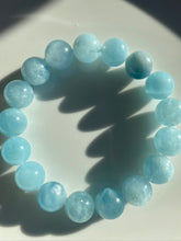 Load image into Gallery viewer, 12mm Aquamarine Bracelet