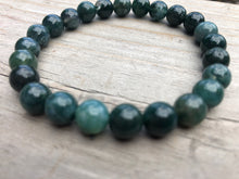 Load image into Gallery viewer, Moss Agate Gemstone Bracelet