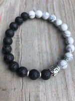 
              Lava & White Sea Bamboo Coral Bracelet
            