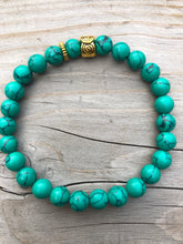 Load image into Gallery viewer, Green Sea Bamboo Gemstone Bracelet