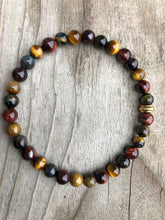 Load image into Gallery viewer, Mini Assorted Tiger&#39;s Eye Gemstone Bracelet