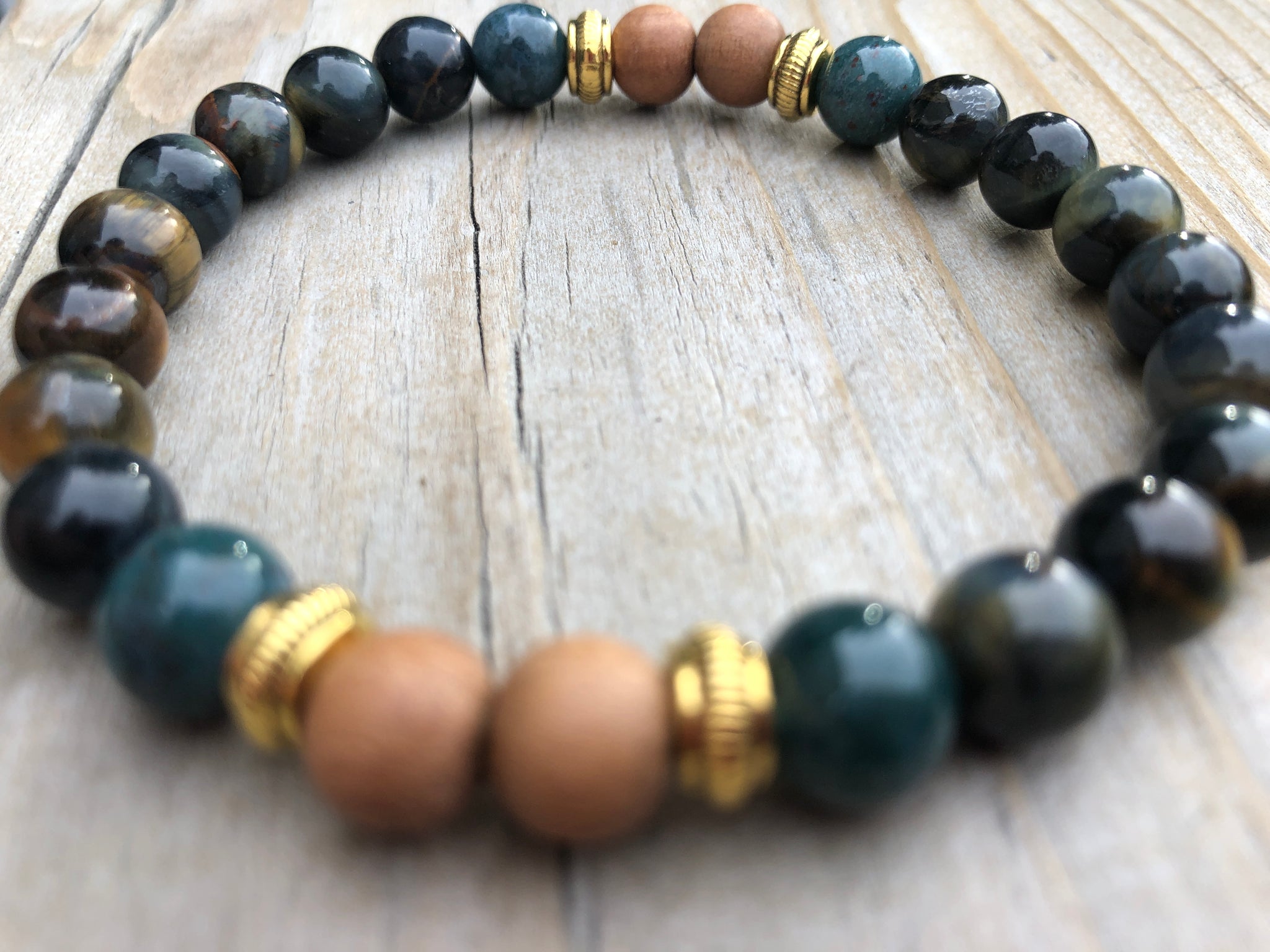 Tiger Eye Beads Bracelet