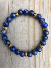 Load image into Gallery viewer, Lapis Lazuli Gemstone Bracelet