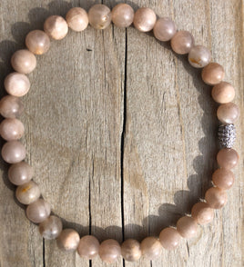 Mini Sunstone Gemstone Bracelet