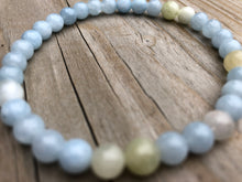 Load image into Gallery viewer, Mini Aquamarine Gemstone Bracelet