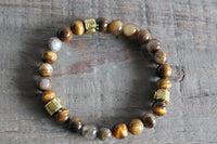 
              Tiger's Eye Gemstone Bracelet
            