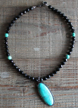 Load image into Gallery viewer, Black Onyx &amp; Turquoise Neckwear
