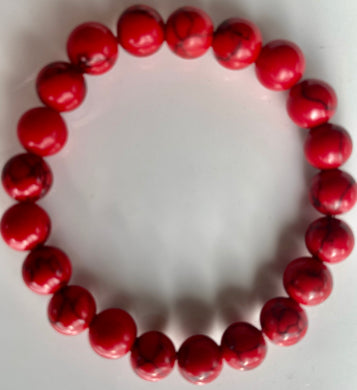 Red Howlite (Dyed) Overstock